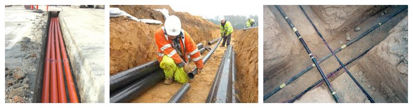 How to restall underground armoured cable 