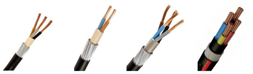 all kinds of swa cable size