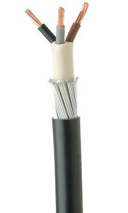 Rate Voltage : 600/1000v Conductors: Class 2 stranded plain copper conductor Insulation: XLPE (cross-linked polyethylene) Bedding: PVC Armouring: multi core: SWA (steel wire armour) Sheath: PVC (polyvinyl chloride) Core colours: Brown / Black / Grey