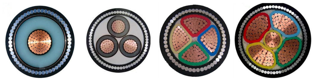 price for all size underground armoured cable